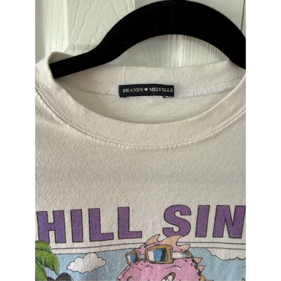 Brandy Melville Chill Since 1993 Malibu Graphic Tee Shirt - Picture 2 of 5